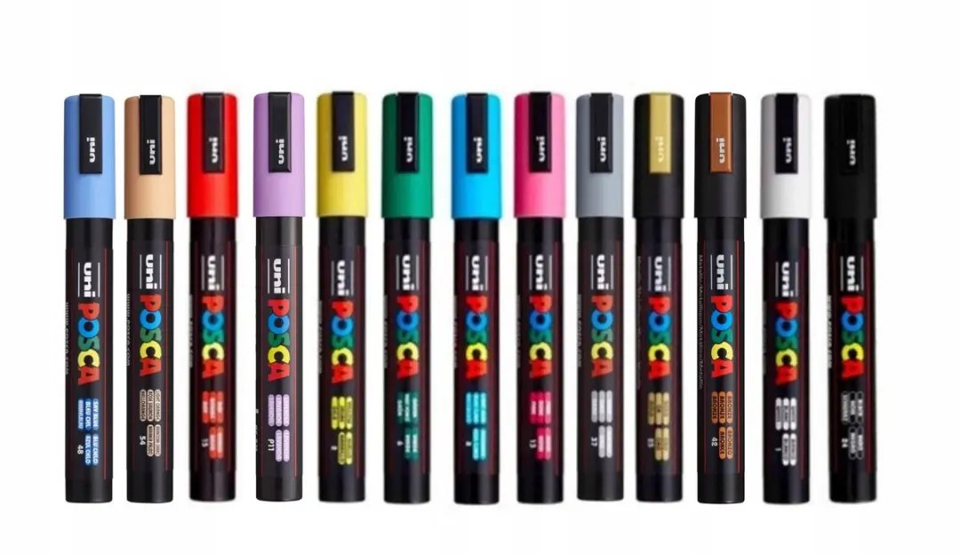 Posca PC-5M Markeerstiftenset