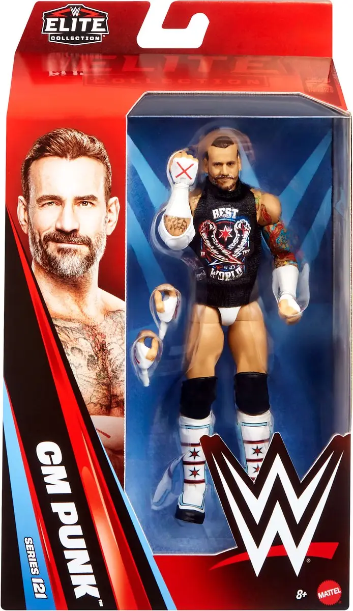 Mattel WWE Elite CM Punk Actiefiguur JHT46 - Meerkleurig
