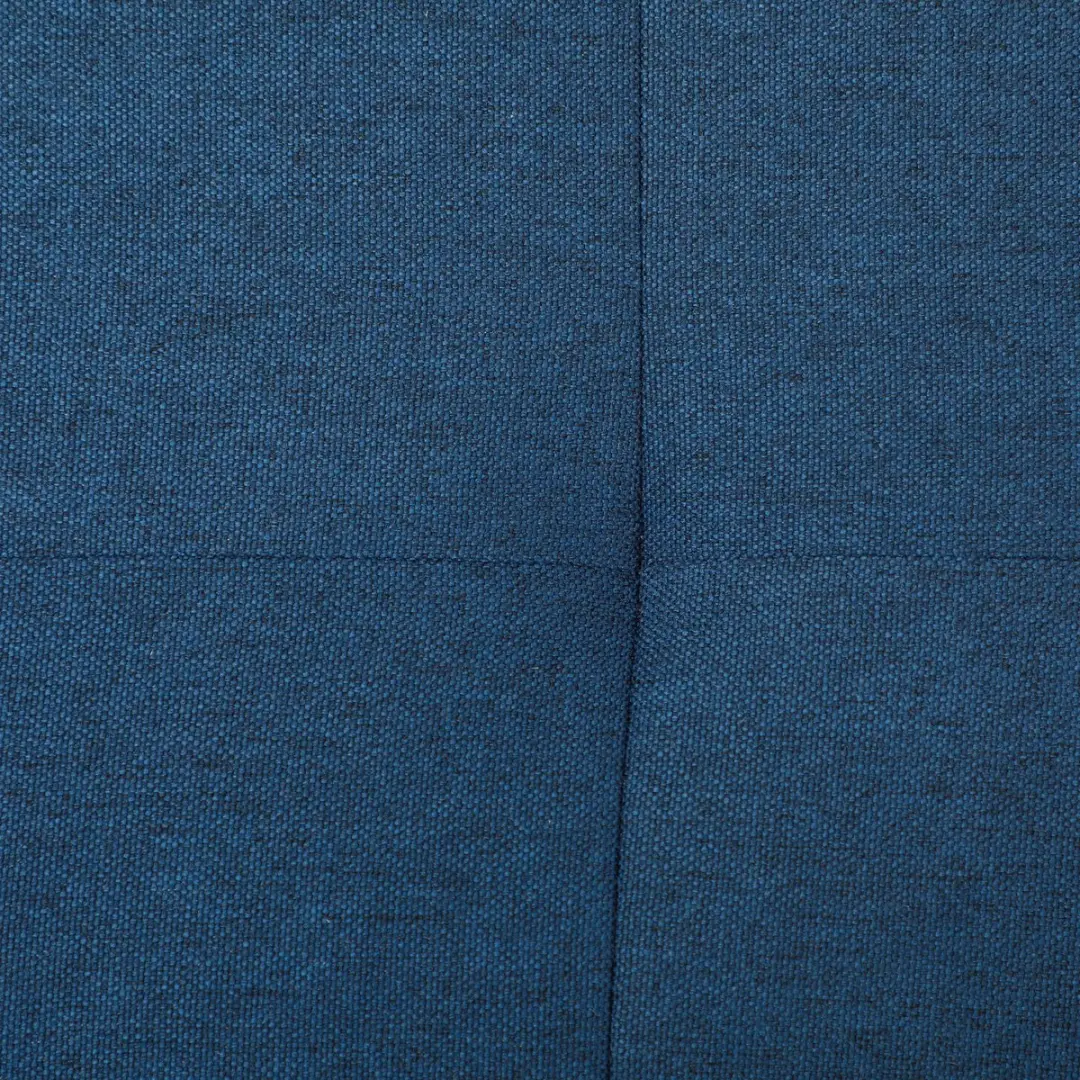 Homcom Opbergottoman Blauw 125L - Eucalyptushout