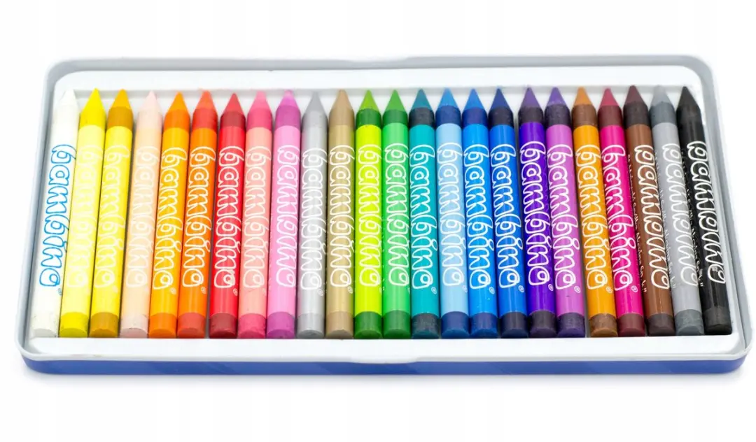 Bambino Kleurpotloden 24 Stuks - Goud/Zilver/Multicolor