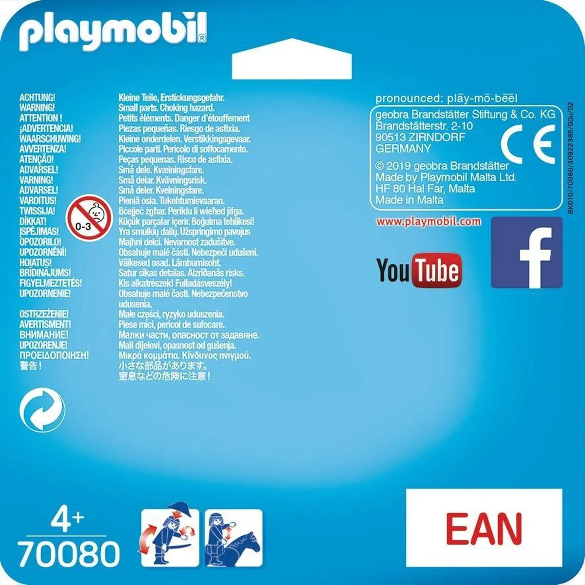 Playmobil Ruimteagent & Robot 70080 - Multicolor