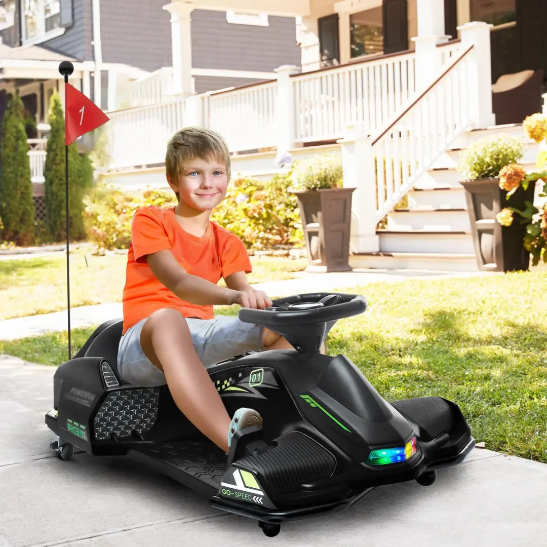 Homcom Elektrische Kart 90L x 53B x 99H cm - Zwart