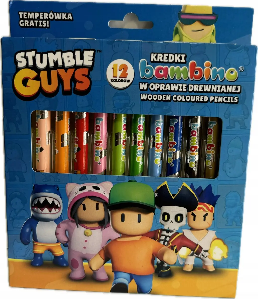 Bambino Dikke Kleurpotloden Stumble Guys Edition