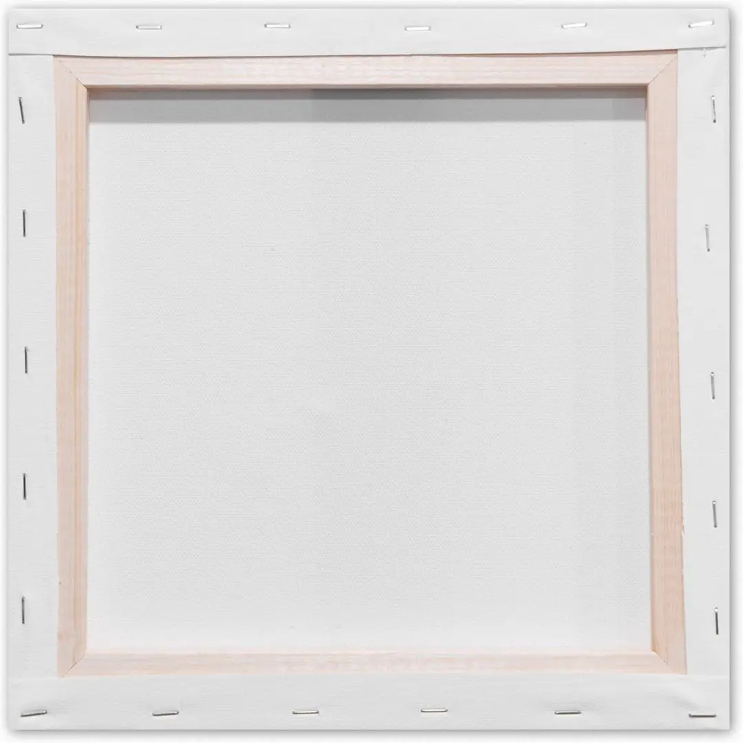 Kangaro Bespannen Spieraam 30x30cm - 4 Stuks Wit