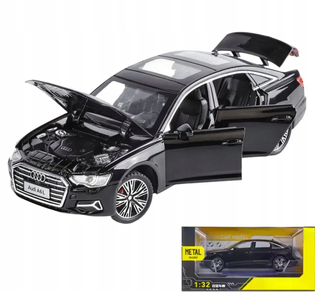 Audi Modelauto 1:32 Metaal Open Deuren LED Geluid