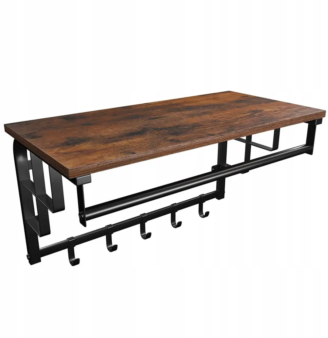 Songmics Industriële Wandplank Rustiek Loft