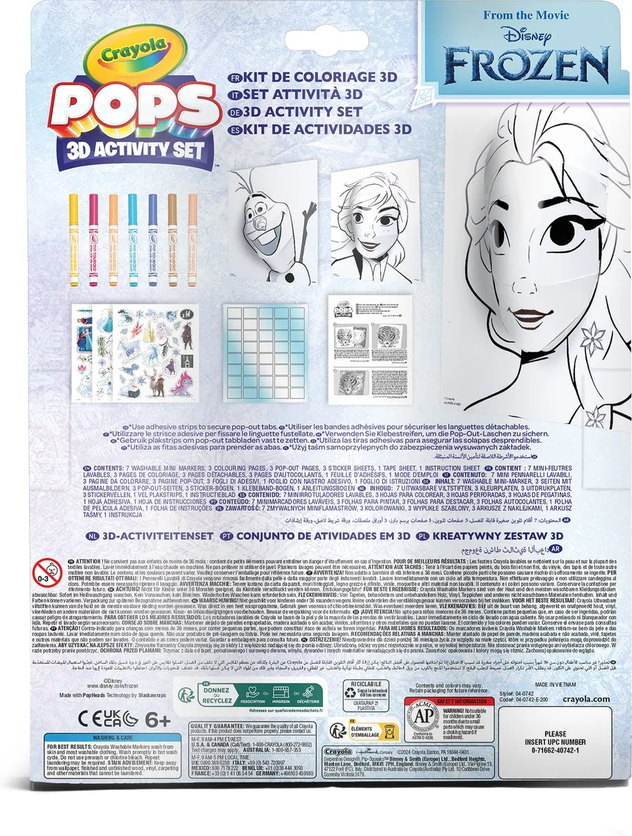 Crayola Disney Frozen POPS Hobbypakket - Veelkleurig