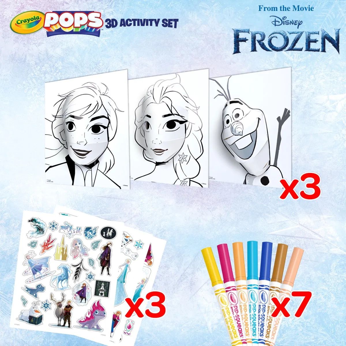 Crayola Disney Frozen POPS Hobbypakket - Veelkleurig