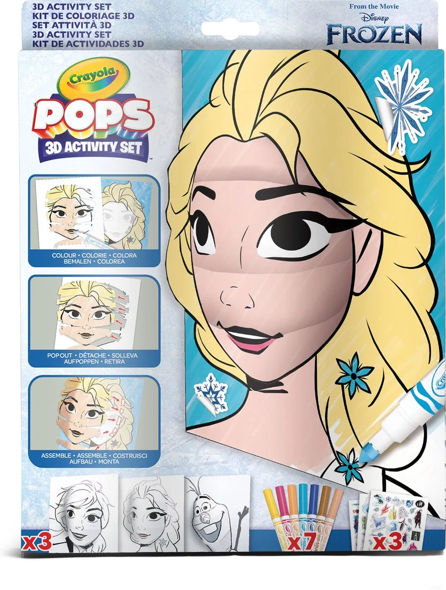 Crayola Disney Frozen POPS Hobbypakket - Veelkleurig