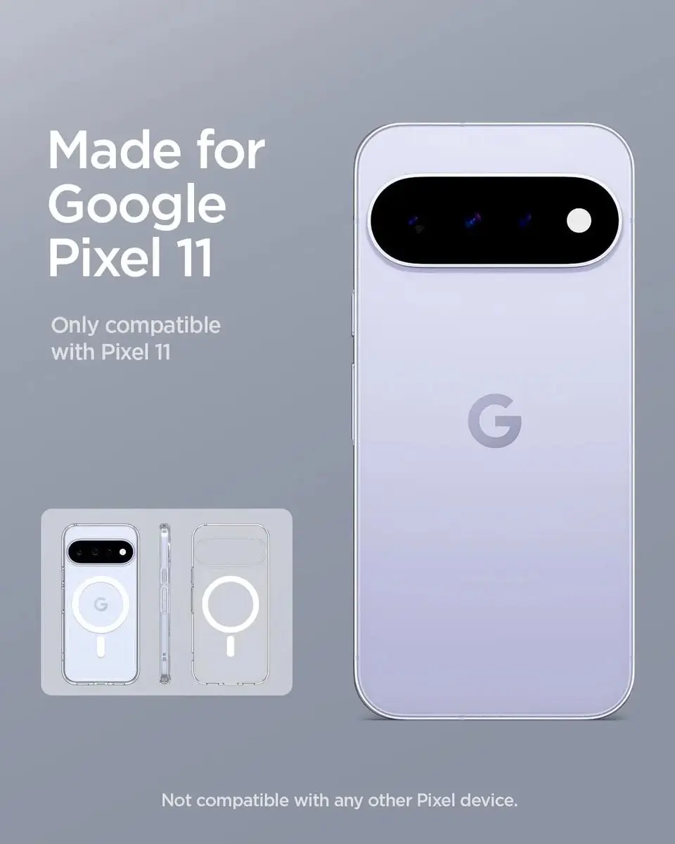 Spigen Ultra Hybrid MagFit Hoesje ACS11441 - Google Pixel 11 - Wit