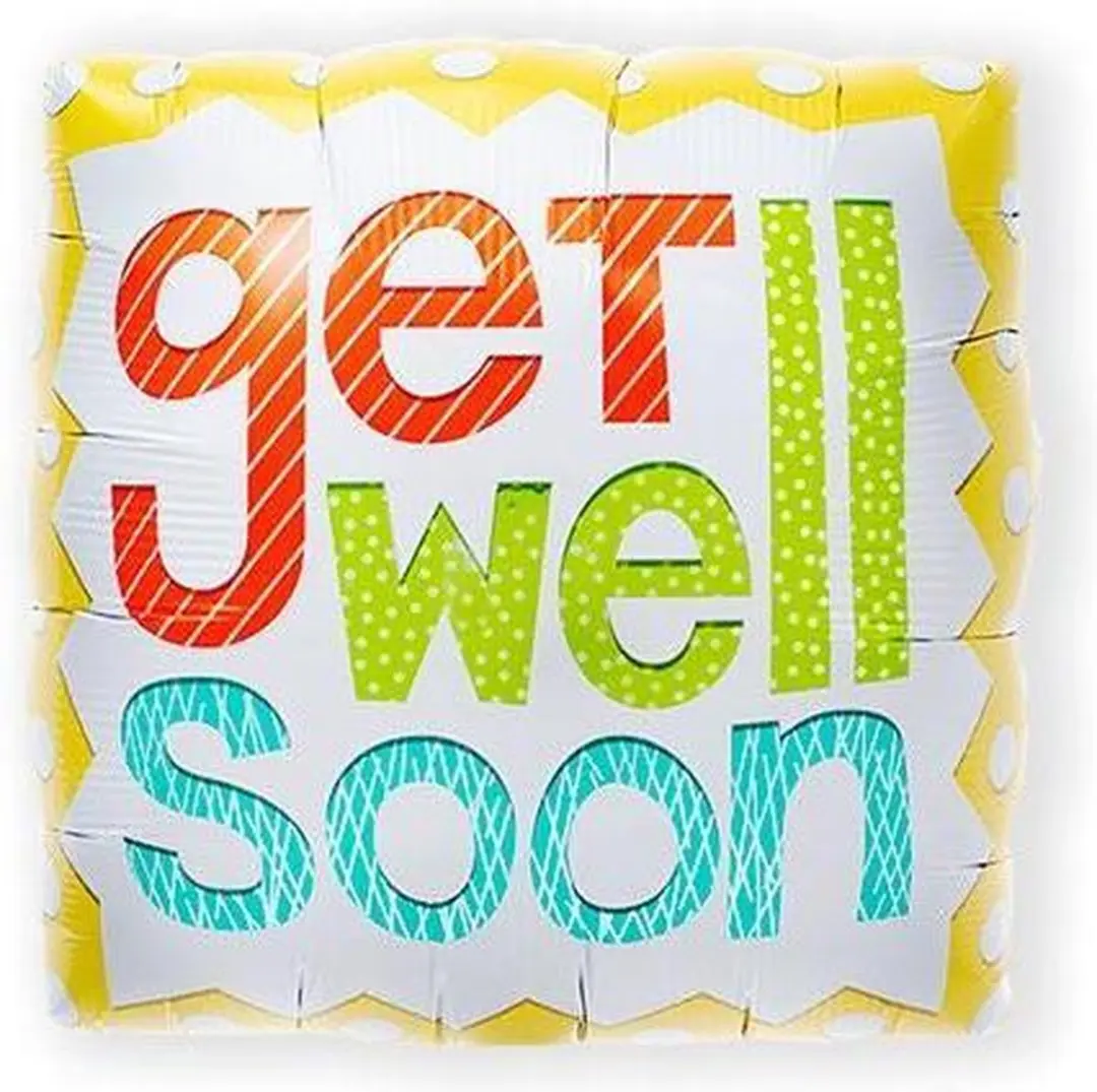 Globo Folieballon Get Well Soon