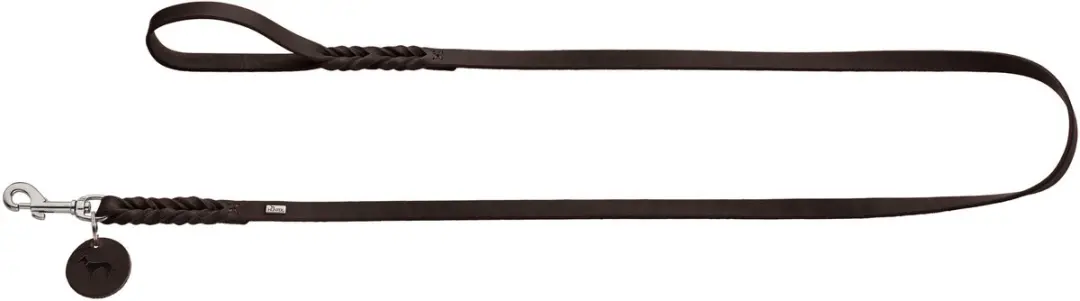 Hunter Hondenriem Solid Education Bruin 100cm x 16mm