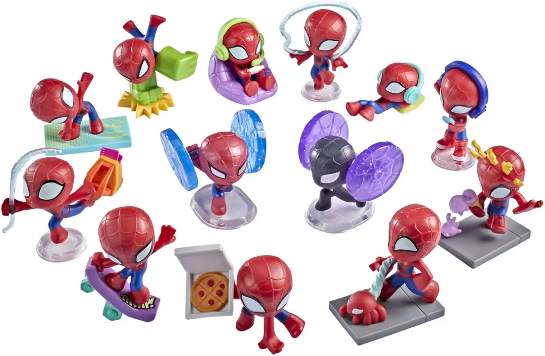 Hasbro Marvel Spider-Man Thwip Life Verzamel Figuur G3411 - Rood - afbeelding 4 van 6