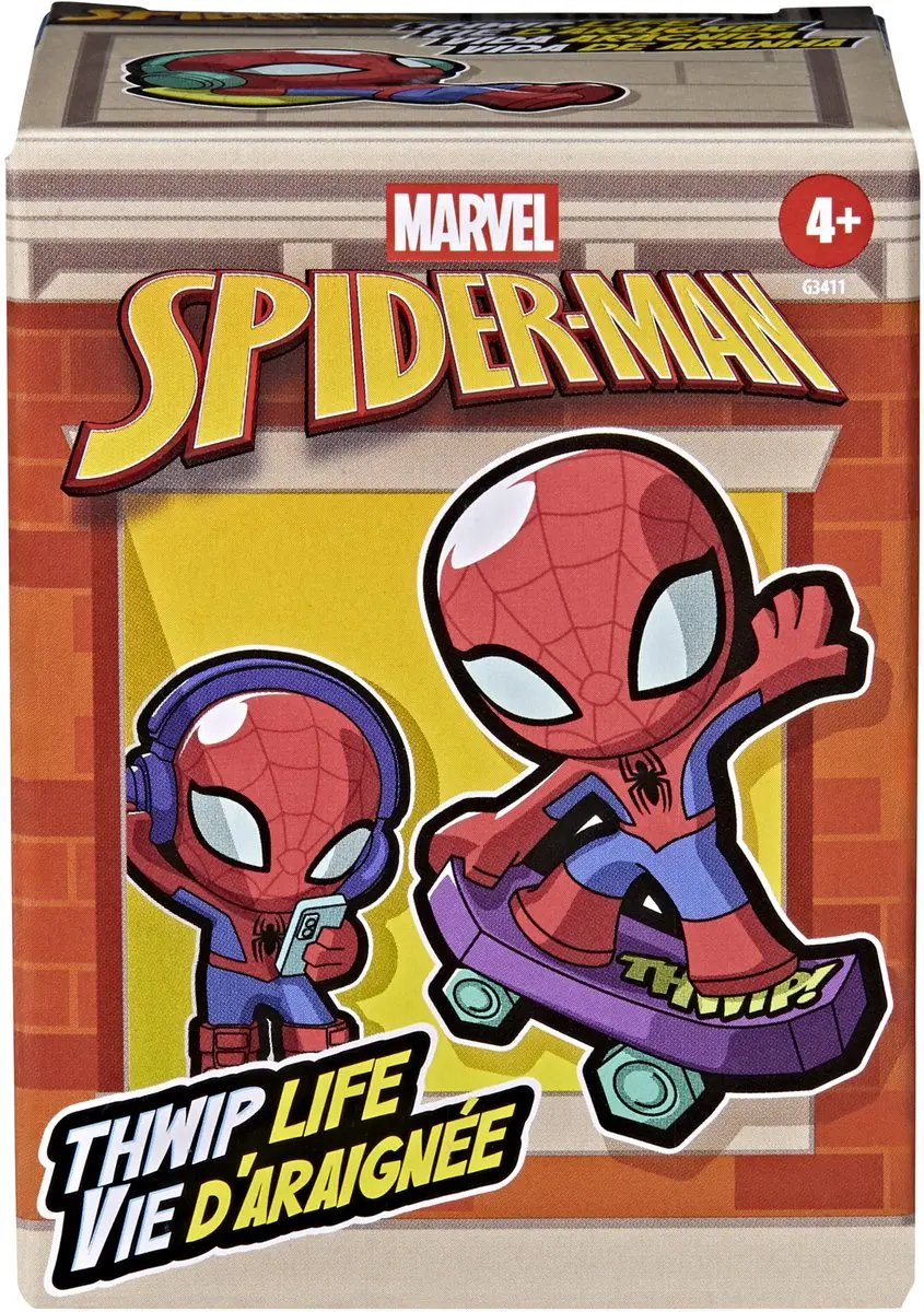Hasbro Marvel Spider-Man Thwip Life Verzamel Figuur G3411 - Rood - afbeelding 2 van 6