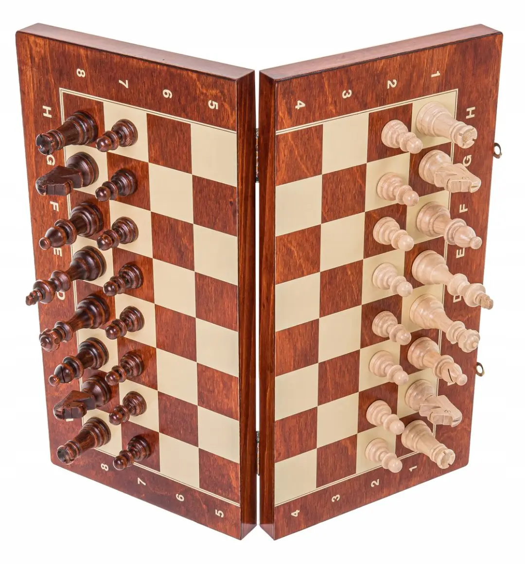 Magnetische Houten Schaakset Staunton 4 - 37x37cm