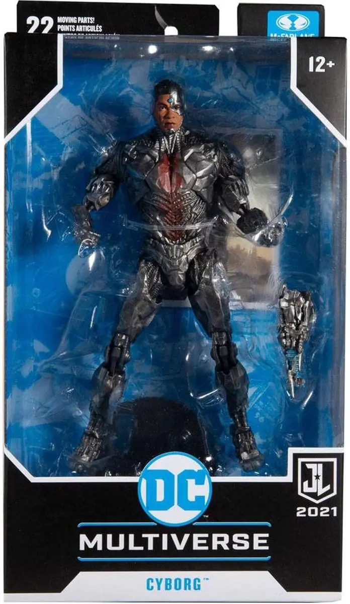 McFarlane Toys DC Justice League Cyborg Actiefiguur 18cm - Multicolor