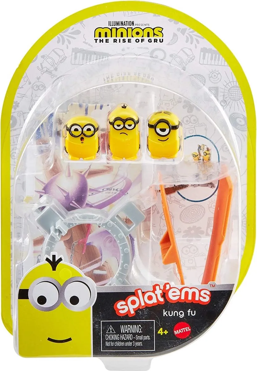 Mattel Minions The Rise of Gru Splat 'ems Figuren - 3 Pack Divers
