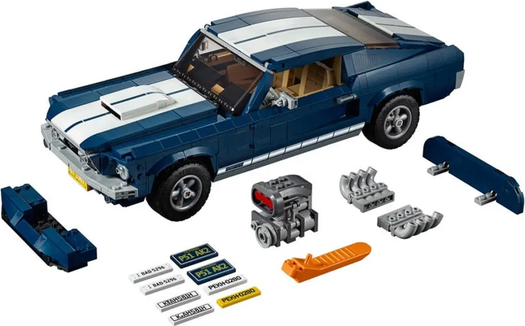 LEGO Creator Expert Ford Mustang 10265 Bouwset - 1471 Stukken - Blauw