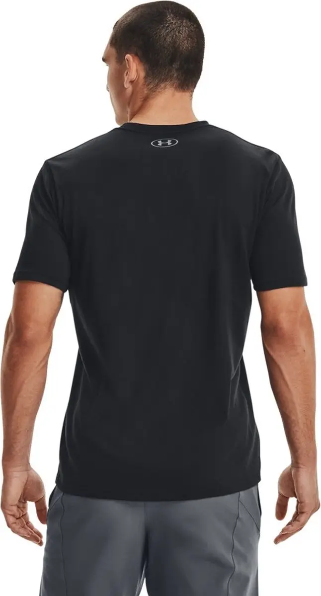 Under Armour UA Team Issue Wordmark SS Heren Sportshirt - L - Blauw - afbeelding 2 van 6
