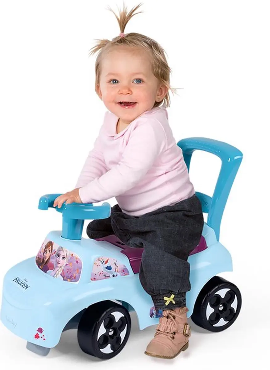 Smoby Disney Frozen Loopauto - Blauw - afbeelding 6 van 6
