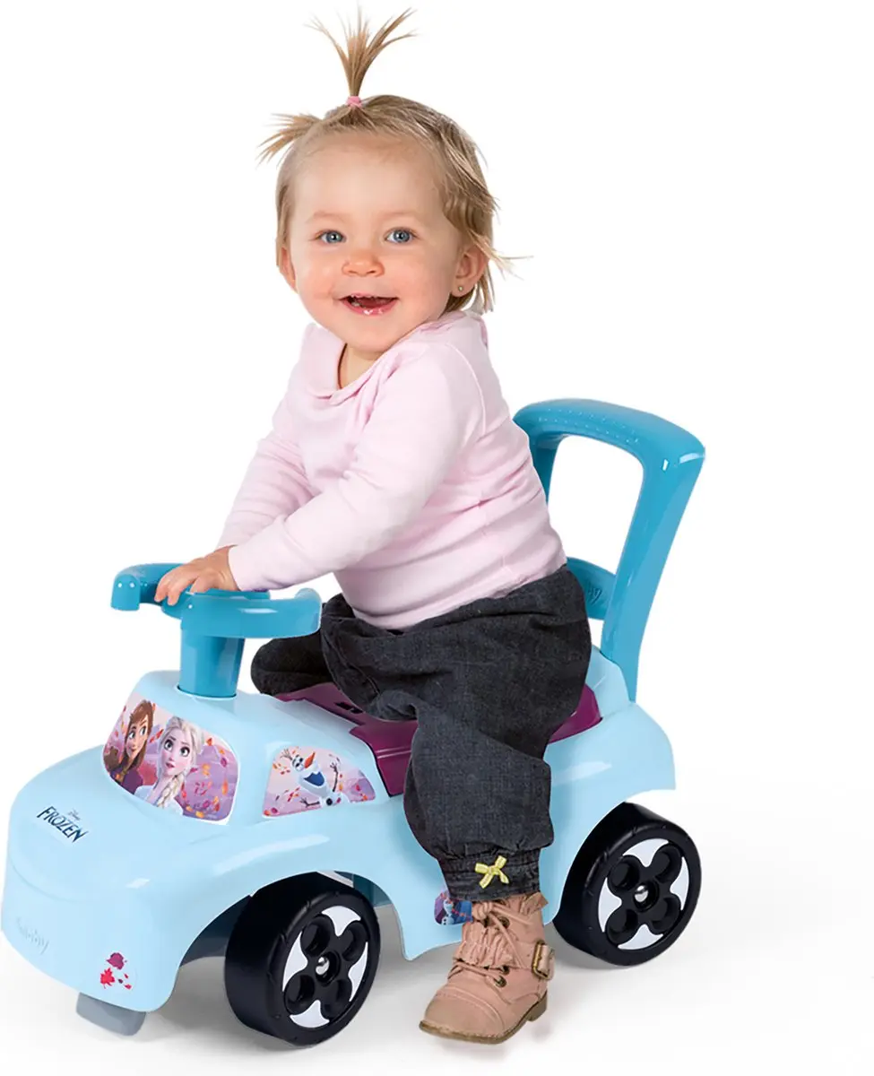 Smoby Disney Frozen Loopauto - Blauw