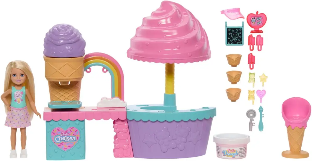 Mattel Barbie Chelsea Ice Cream Playset - Meerkleurig