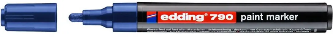 edding 790 Olieverfmarker - Blauw - Ronde punt 2-3mm