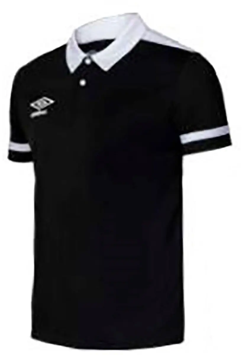 Umbro Manyara Korte Mouw Poloshirt Zwart 4-6 Years Jongens