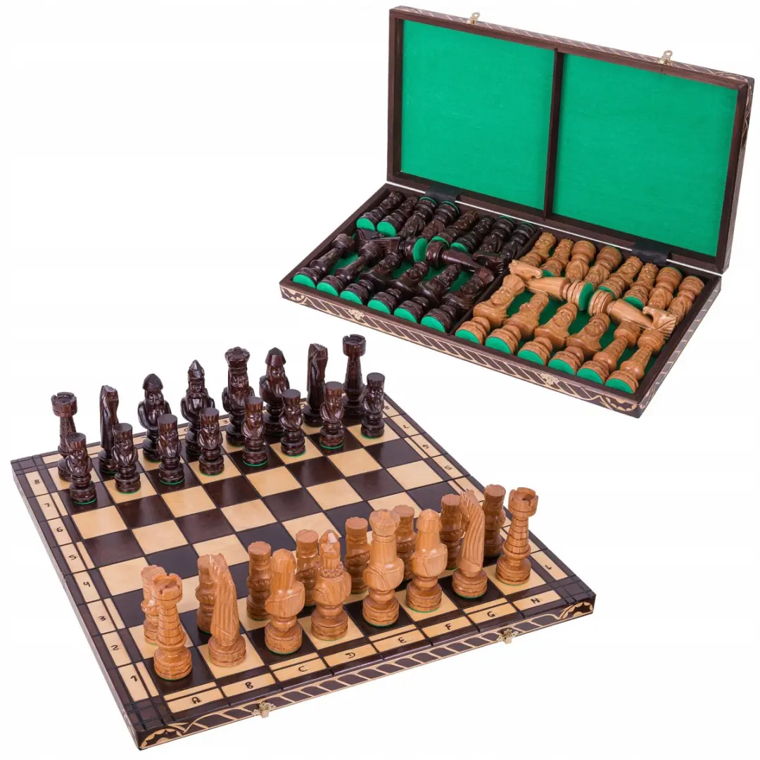 Luxe Houten Schaakset