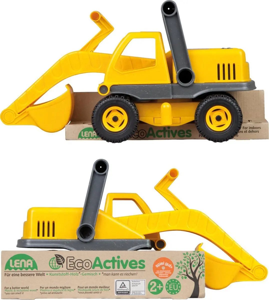 Lena Eco Plastic Graafmachine 35cm - Geel