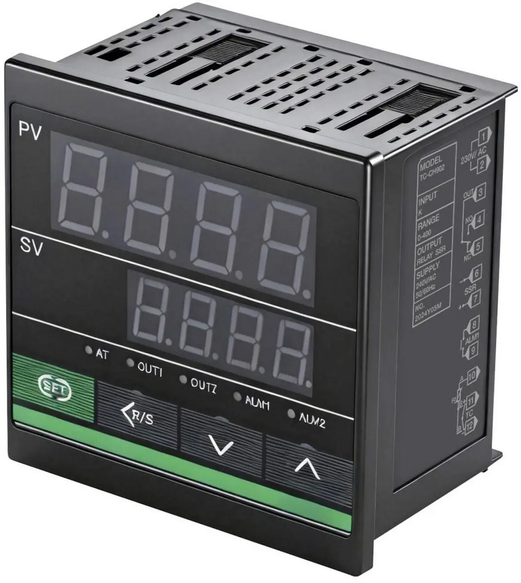 Tru Components TC-CH902 PID Temperatuurregelaar - SSR -200 tot 1820°C