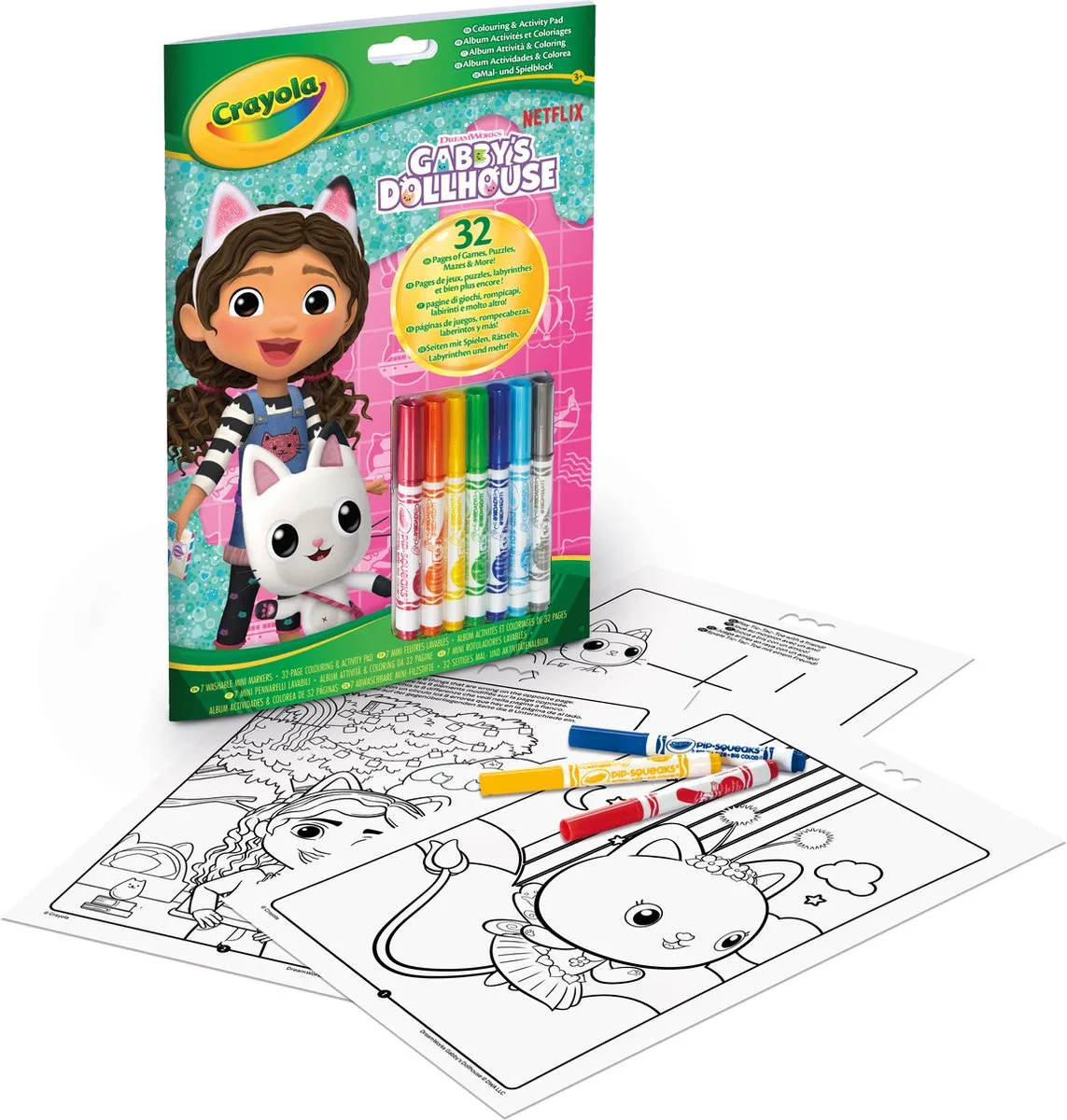 Crayola Gabby's Poppenhuis Kleurboek