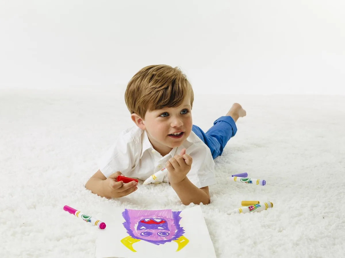 Crayola Color Wonder Eenhoorns Kleurboek - 18 Pagina's + 5 Viltstiften