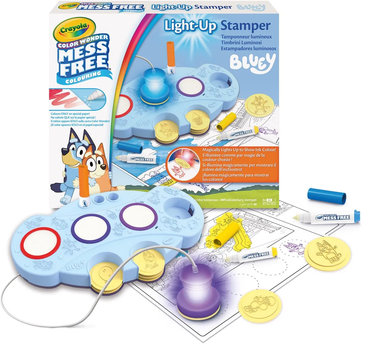 Crayola Color Wonder Bluey Stempels Hobbypakket