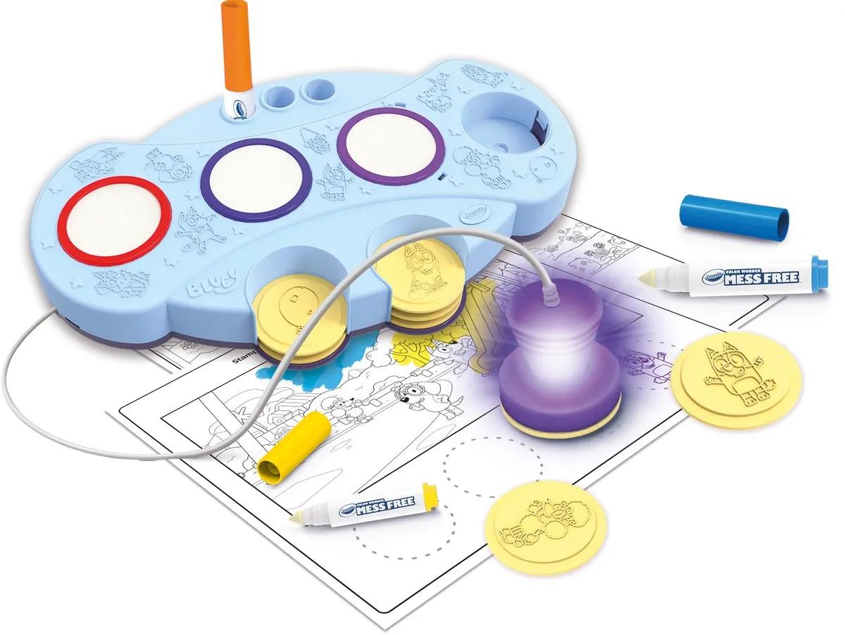 Crayola Color Wonder Bluey Stempels Hobbypakket - Veelkleurig