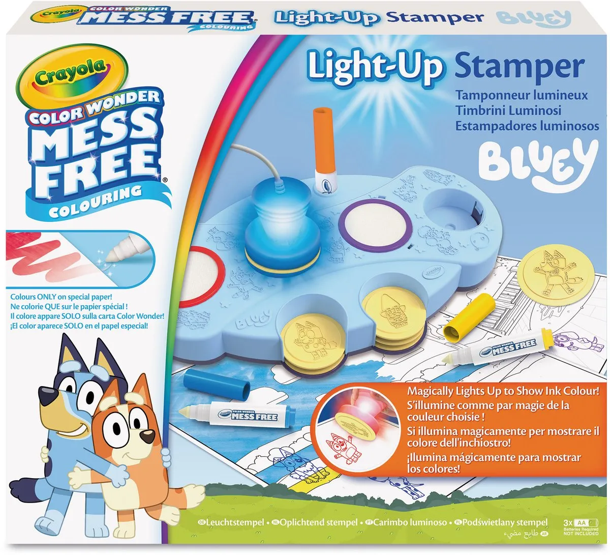 Crayola Color Wonder Bluey Stempels Hobbypakket - Veelkleurig