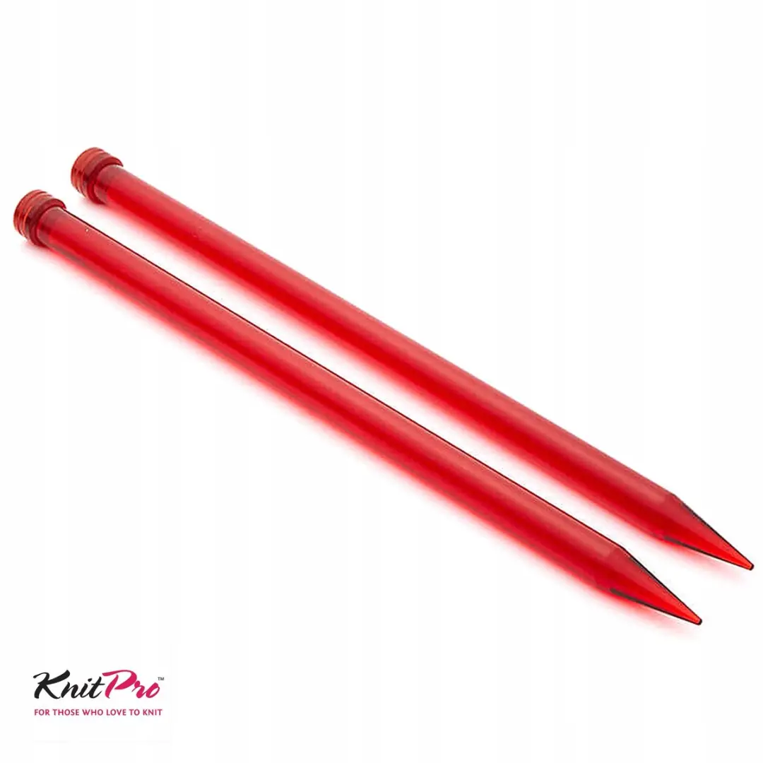 KnitPro Acryl Breinaalden Rechts 12.00mm - 30cm
