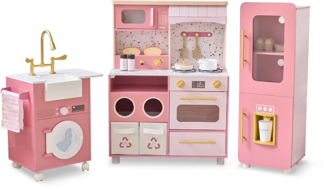 Teamson Kids Savannah Houten Speelkeuken Roze