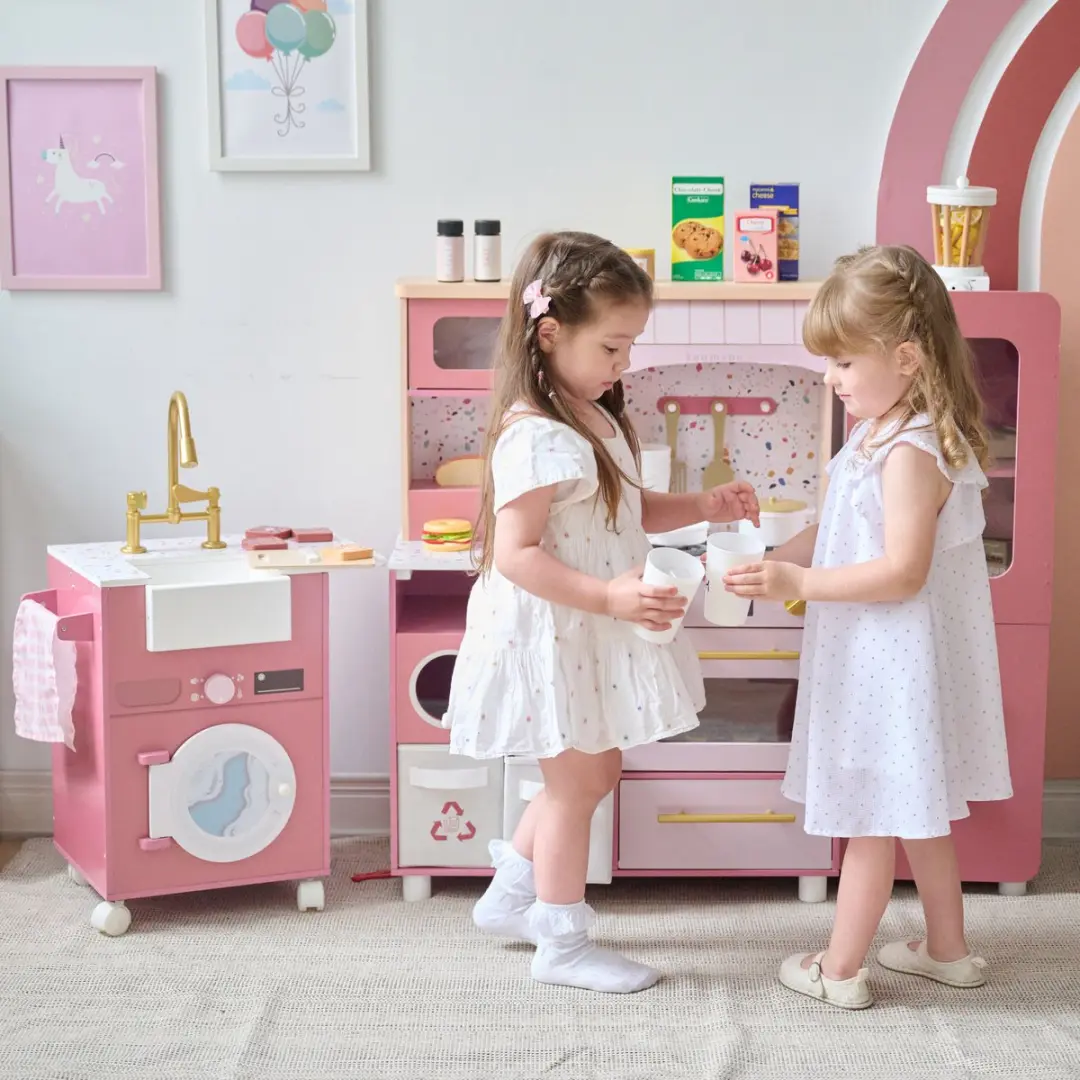 Teamson Kids Savannah Houten Speelkeuken Roze