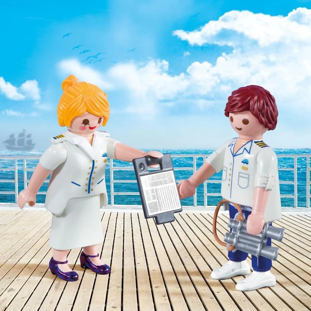Playmobil DuoPack Steward & Stewardess 9216 - Multicolor
