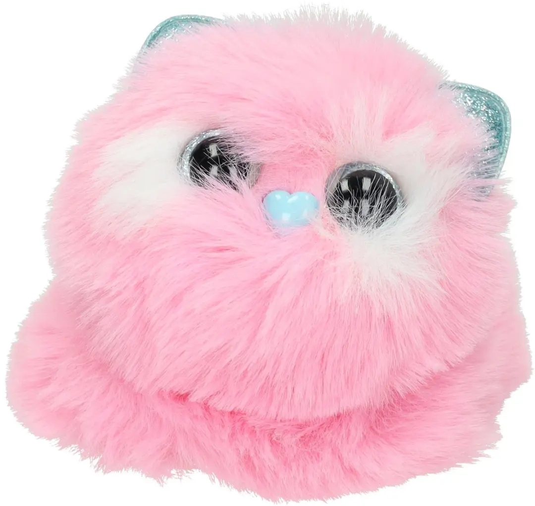 Johntoy Pluizige Kitten met Lange Staart - Meerkleurig
