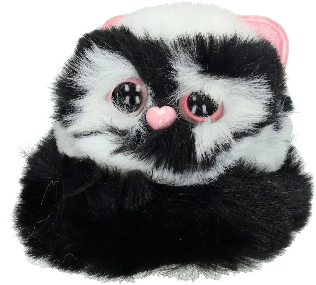 Johntoy Pluizige Kitten met Lange Staart - Meerkleurig