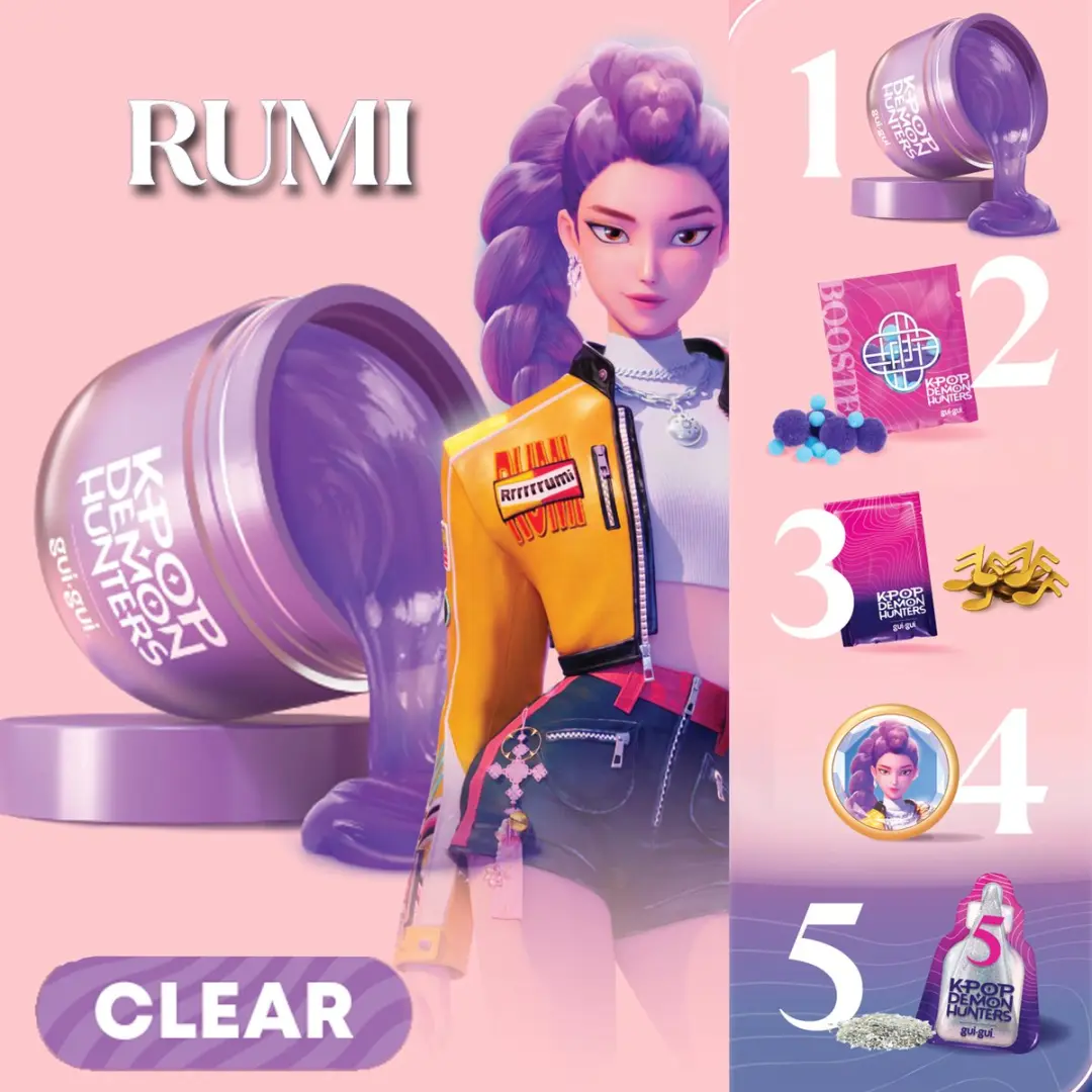 Moose Toys Gui Gui Slijm K-Pop Demon Hunters Rumi - Multikleur