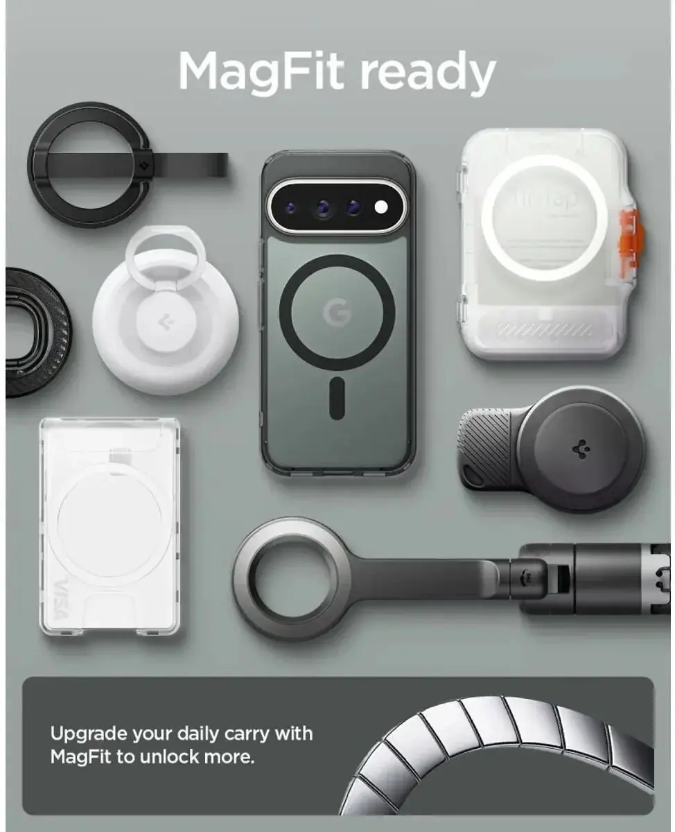 Spigen Ultra Hybrid MagFit ACS11432 Hoesje - Zwart
