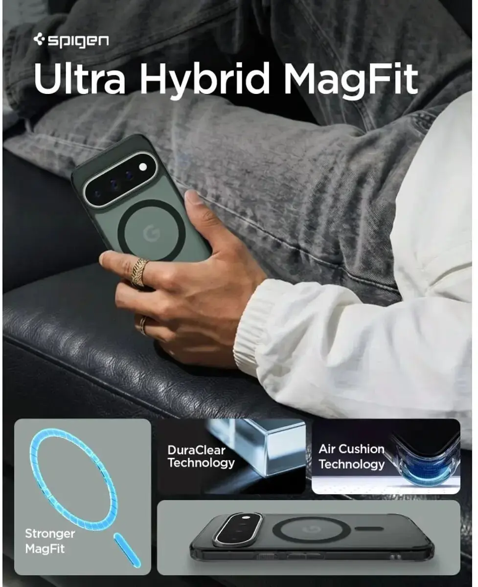 Spigen Ultra Hybrid MagFit ACS11432 Hoesje - Zwart