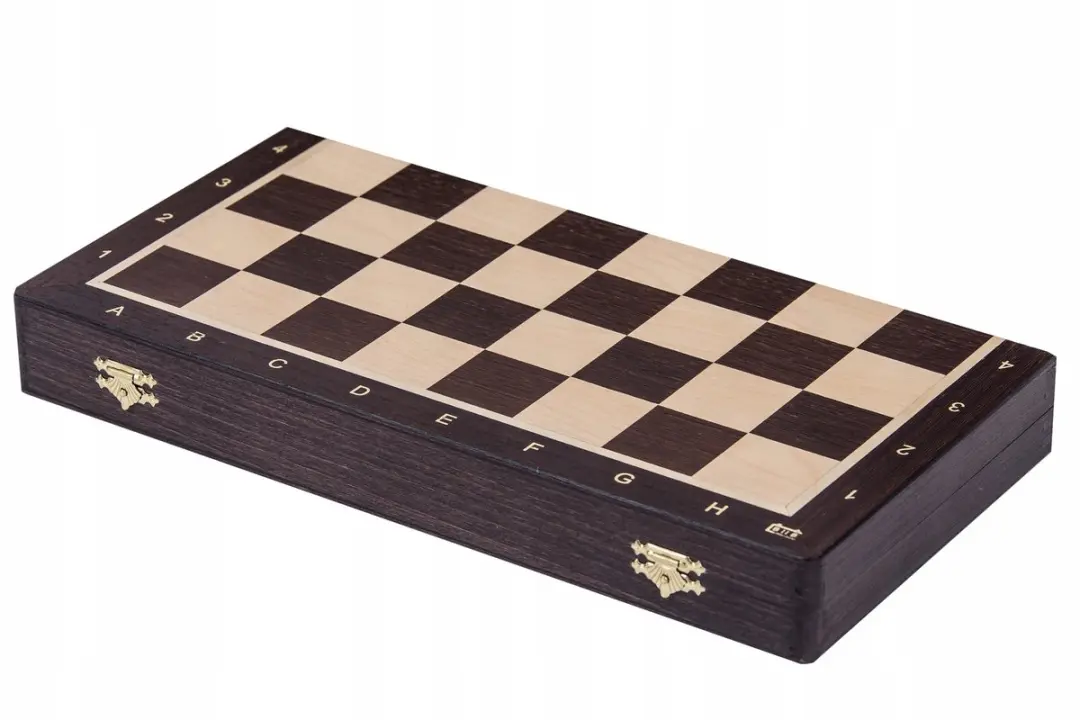 Square Enix Houten Toernooi Schaken Nr 4 - Wenge/Metaal