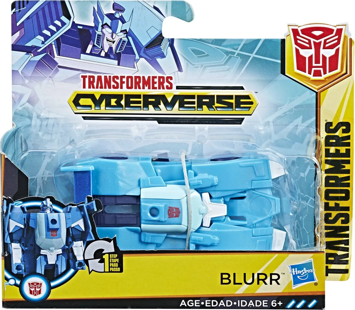 Hasbro Transformer Cyberverse Blurr - 10cm - Ice Blue