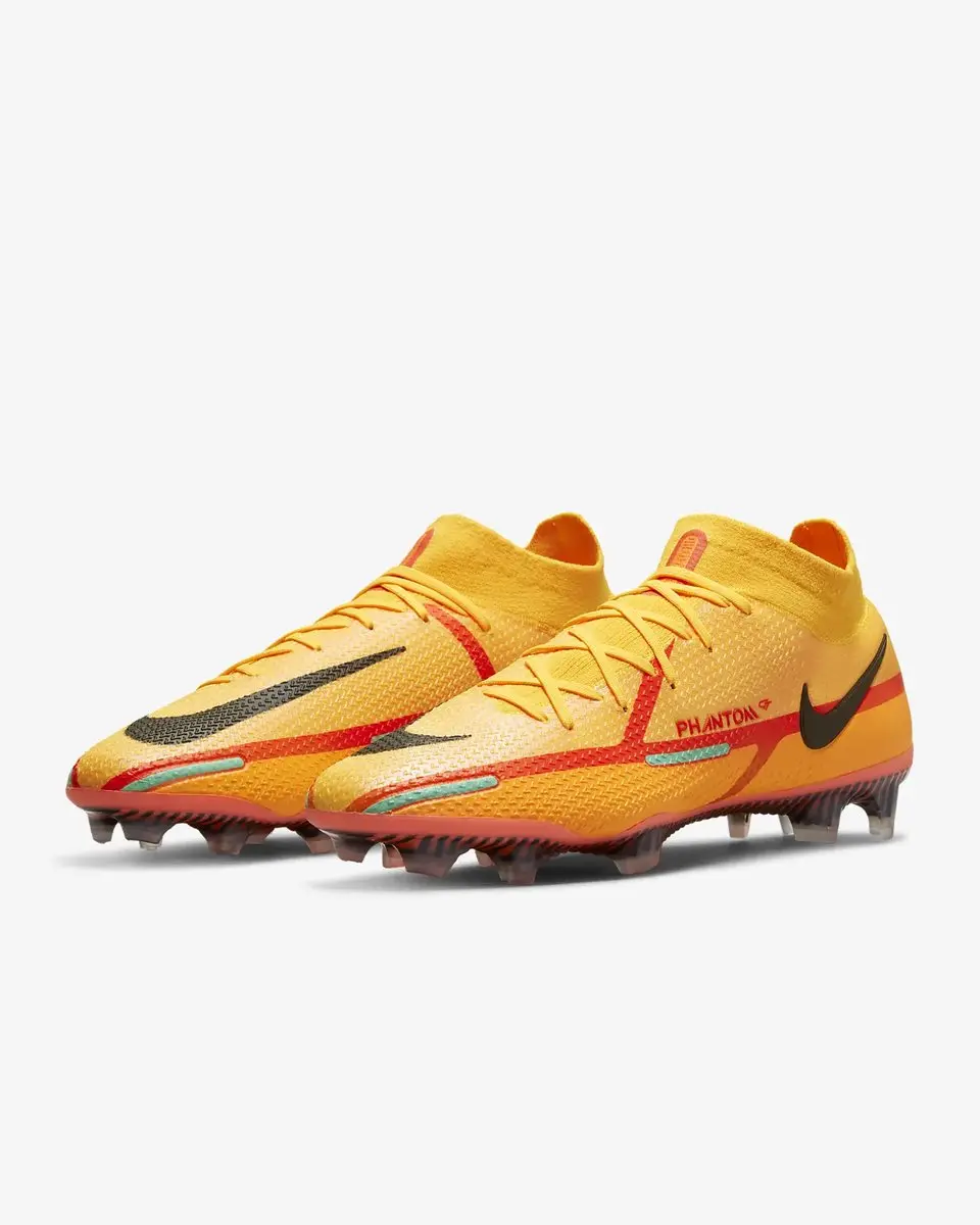 Nike Phantom GT2 Elite FG Voetbalschoenen - Maat 42 - Oranje - afbeelding 3 van 6