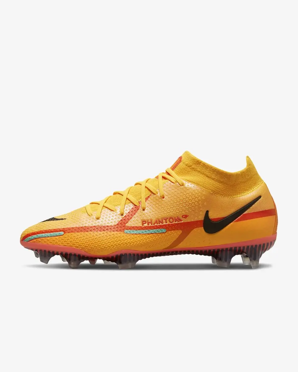 Nike Phantom GT2 Elite FG Voetbalschoenen - Maat 42 - Oranje - afbeelding 2 van 6