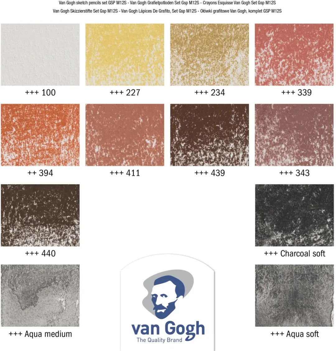 Van Gogh Sketch GSP M12G Potloden Set